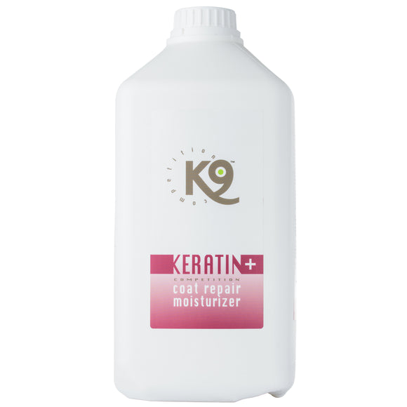 K9 Keratin+ Coat Repair Moisturizer – Regenerating and Moisturizing Spray, 2.7L Salon Size