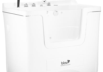 Blovi Professional Grooming SPA Bathtub – Ozone, Micro Bubble, Hydromassage, 120x73x95cm, White