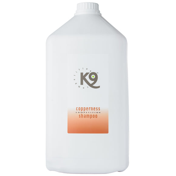 K9 Copperness Shampoo – Concentrated Formula for Brown and Red Coats, 1:10 Dilution, 5.7L