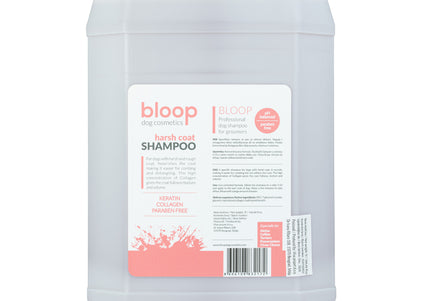 Bloop Harsh Coat Shampoo – Concentrated 1:10 Formula, Nourishes and Adds Texture, 5L