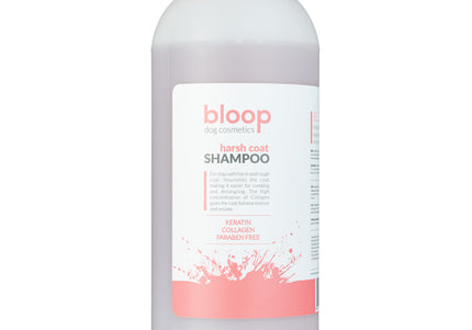 Bloop Harsh Coat Shampoo – Concentrated 1L Formula, Nourishes and Adds Texture to Rough Hair