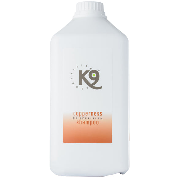 K9 Copperness Shampoo – Concentrated Formula for Brown and Red Coats, 2.7L Bottle