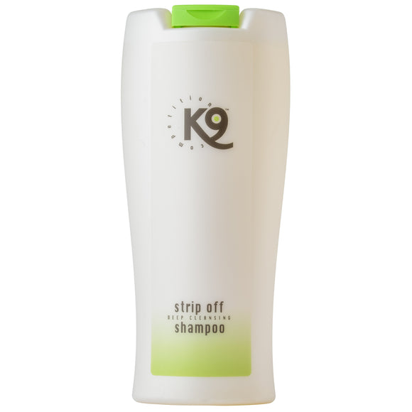 K9 Strip Off Deep Cleansing Shampoo Concentrate 1:10 – Intensive Formula, 300ml Bottle