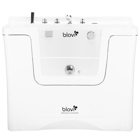 Blovi Professional Grooming SPA Bathtub – Ozone, Micro Bubble, Hydromassage, 120x73x95cm, White