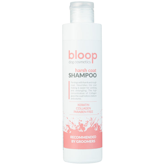 Bloop Harsh Coat Shampoo – Concentrated 1:10 Formula, Nourishing and Texturizing, 200ml