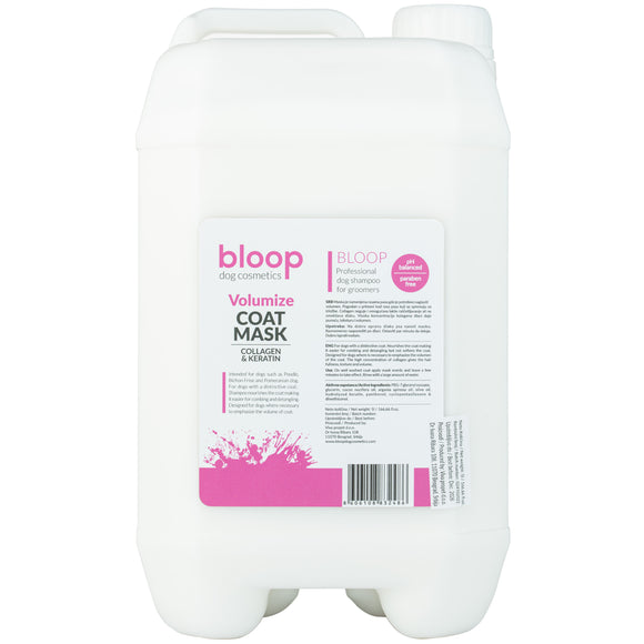 Bloop Volumize Coat Mask – Collagen and Keratin Formula, 5L, Adds Volume and Regenerates Hair