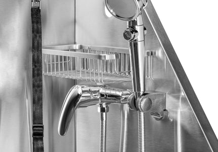 Blovi Stainless Steel Electric Bath – Adjustable Grooming Tub with Lifting Platform and Front Access