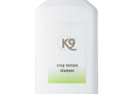 K9 Crisp Texture Shampoo – Concentrated 1:18 Formula, 5.7L, Enhances Wire Coat Structure