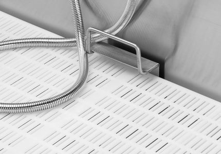 Blovi Free Standing Stainless Steel Grooming Bath – Tub with Steps and Left Sliding Door