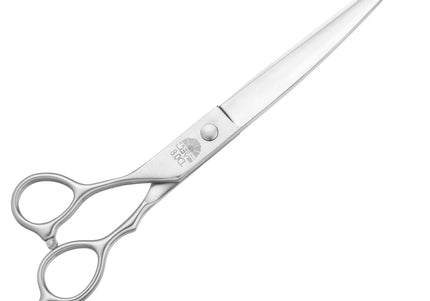 Kenchii Love Lefty Curved Grooming Scissors – 8" Ergonomic Left-Handed Design, Professional Quality