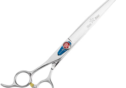 Kenchii Five Star Offset Left Curved Scissors – 7 Inch Left-Handed Ergonomic Grooming Shears