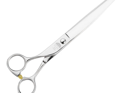 Kenchii Five Star Offset Left Curved Scissors – 7 Inch Left-Handed Ergonomic Grooming Shears