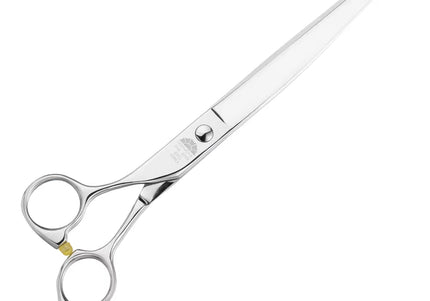 Kenchii Five Star Offset Left Curved Scissors – 7 Inch Left-Handed Ergonomic Grooming Shears