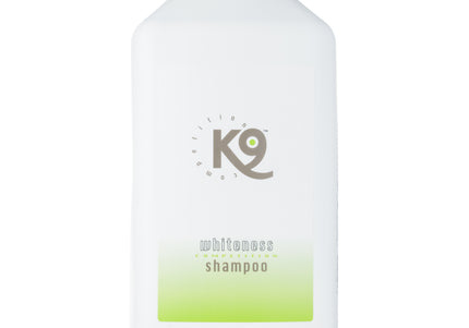 K9 Whiteness Shampoo – Aloe-Enriched Concentrate for White and Light Coats, 2.7L