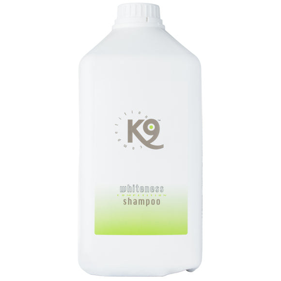 K9 Whiteness Shampoo – Aloe-Enriched Concentrate for White and Light Coats, 2.7L
