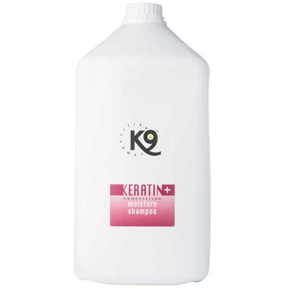 K9 Keratin+ Moisture Shampoo – Concentrated 1:20 Formula with Keratin, 5.7L, Deep Hydration