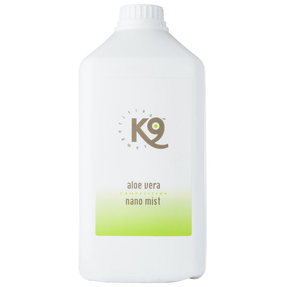 K9 Aloe Vera Nano Mist Detangling Conditioner – Lightweight Hydrating Formula, 2.7L Bottle