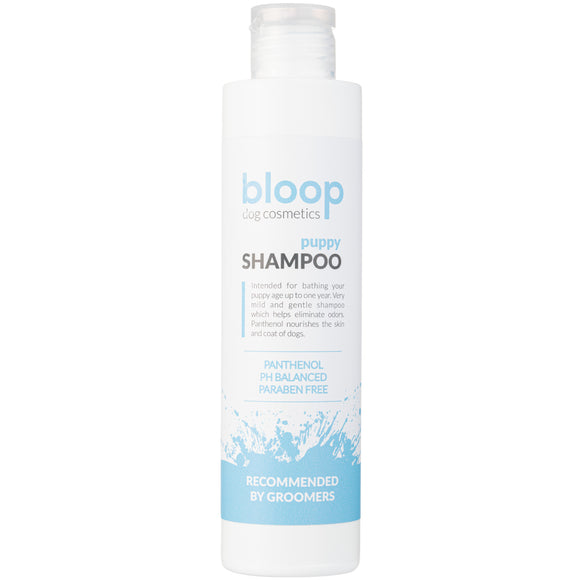 Bloop Puppy Shampoo – Gentle Panthenol-Enriched Formula, Concentrated 1:10, 200ml Bottle