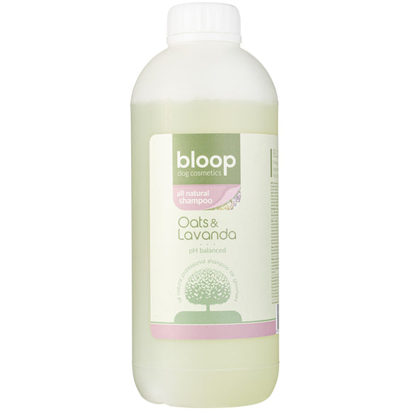 Bloop All Natural Oats & Lavanda Shampoo – Concentrated Oat and Lavender Formula, 1L Bottle