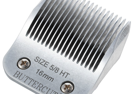 Geib Buttercut Blade SS No. 5/8HT – Stainless Steel Grooming Blade, 16mm Cutting Length