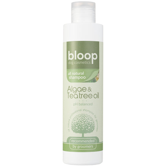 Bloop All Natural Algae & Tea Tree Oil Shampoo – Gentle Cleansing Formula, 1:1 Concentrate, 200ml