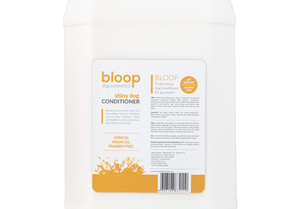 Bloop Shiny Dog Conditioner – Glossing Nourishing Formula with Argan Oil and Keratin, 5L