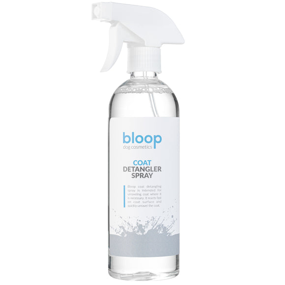 Bloop Coat Detangler Spray 500ml – Conditioning Formula Eases Combing and Reduces Tangles