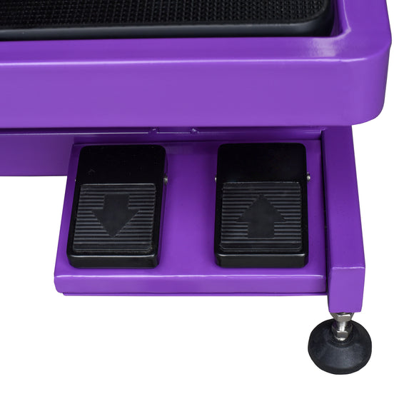 Blovi Callisto Electric Grooming Table – Adjustable Lift, 125x65cm Non-Slip Purple Top