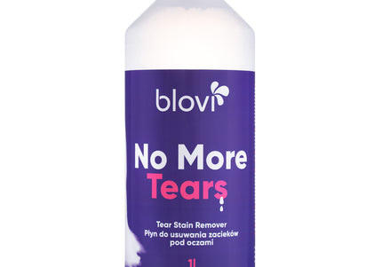 Blovi No More Tears Stain Remover 1L – Gentle Liquid Formula, Fast-Acting Eye Area Cleaner
