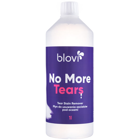 Blovi No More Tears Stain Remover 1L – Gentle Liquid Formula, Fast-Acting Eye Area Cleaner