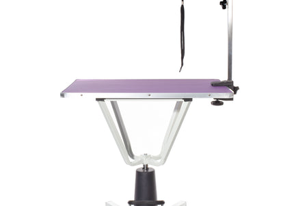 Blovi Mars Hydraulic Grooming Table – Swivel Top, 81x52cm, Sturdy Black Finish