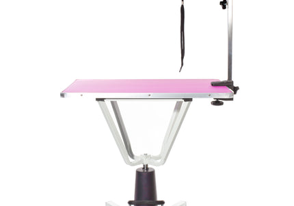 Blovi Mars Hydraulic Grooming Table – Swivel Top, 81x52cm, Sturdy Black Finish