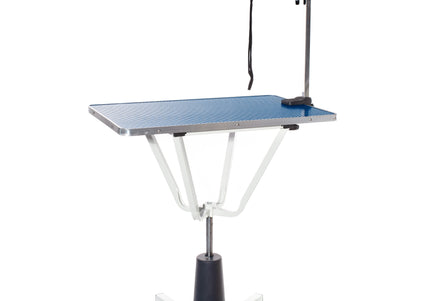 Blovi Mars Hydraulic Grooming Table – Swivel Top, 81x52cm, Sturdy Black Finish