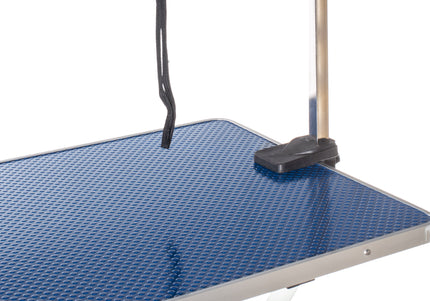 Blovi Mars Hydraulic Grooming Table – Swivel Top, 81x52cm, Sturdy Black Finish