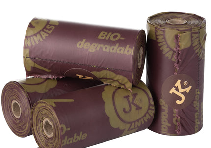 JK Animals Biodegradable Poop Bags Box – 24 Rolls, Eco-Friendly and Durable Disposal Solution