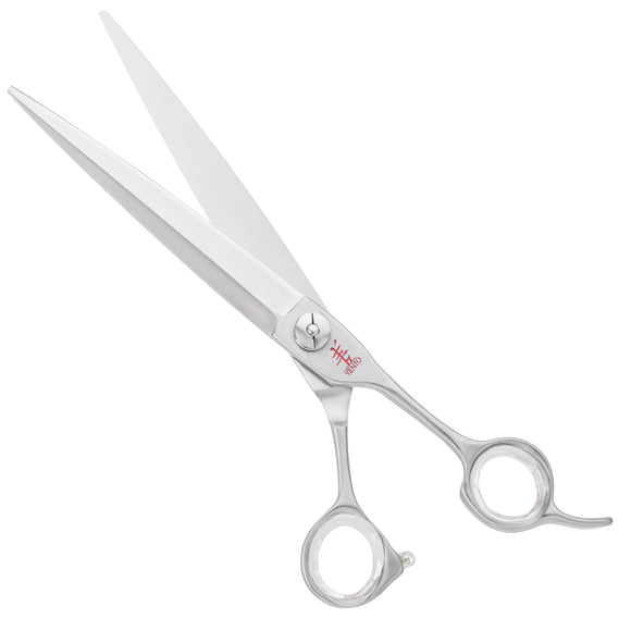 Yento Ergo Line Wide Blade Scissors 7.5in – Professional Straight Japanese Hitachi Steel, Ergonomic Design