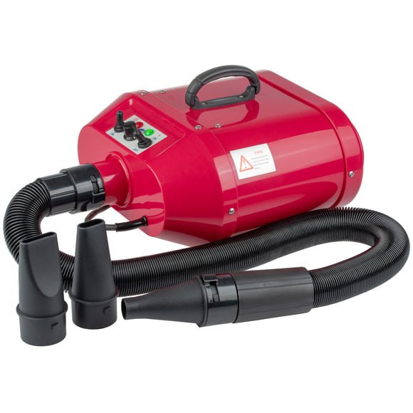 Blovi Diablo 2800W Stationary Dryer – Dual Motor, 105L/s Airflow, Red, Professional Performance