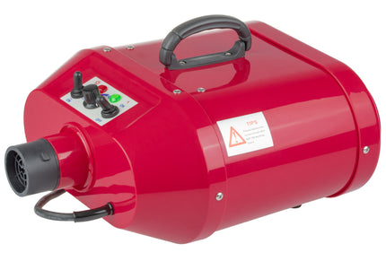 Blovi Diablo 2800W Table Dryer – Dual Motor, 105L/s Airflow, Professional Red Design