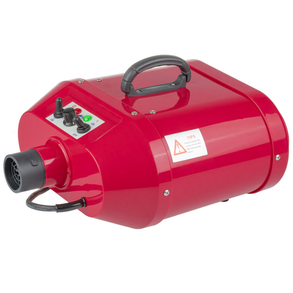 Blovi Diablo 2800W Stationary Dryer – Dual Motor, 105L/s Airflow, Red, Professional Performance