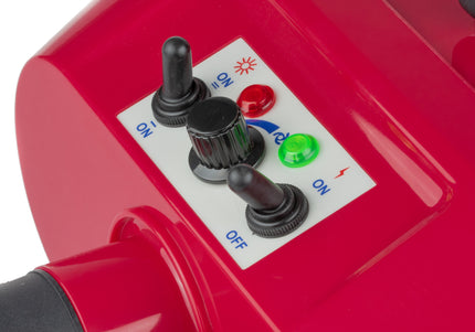 Blovi Diablo 2800W Table Dryer – Dual Motor, 105L/s Airflow, Professional Red Design