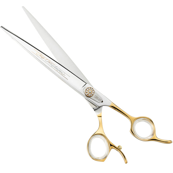 Chris Christensen Artisan Professional Straight Scissors – Hand-Forged 8" Japanese Stainless Steel