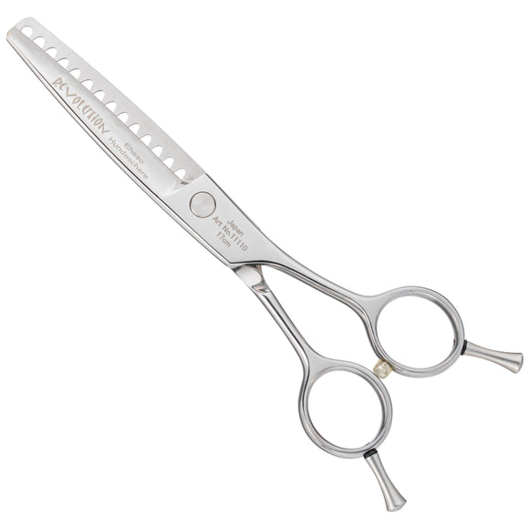 Ehaso Revolution Chunker 6" Thinning Shears – Japanese Steel, 14 Teeth, Professional Precision