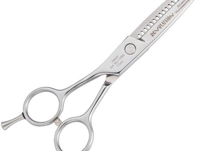 Ehaso Revolution Lefty Chunker 6" – Professional Single-Sided Thinning Shears, 22 Teeth, Japanese Steel