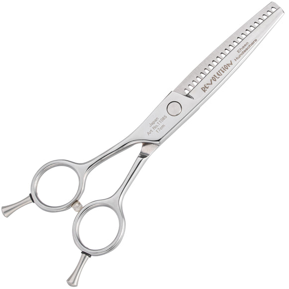 Ehaso Revolution Lefty Chunker 6" – Professional Single-Sided Thinning Shears, 22 Teeth, Japanese Steel