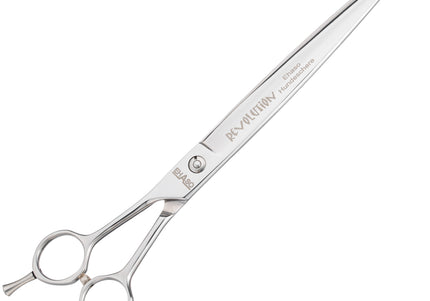 Ehaso Revolution Lefty Straight Scissors – 7" Premium Japanese Steel, Professional Quality