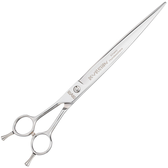 Ehaso Revolution Lefty Straight Scissors – 7" Premium Japanese Steel, Professional Quality