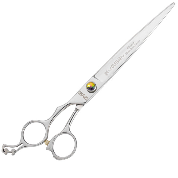 Ehaso Revolution Lefty Straight Scissors – 7" Premium Japanese Steel, Professional Quality