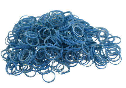 Paw Marks Latex Bands 7.9mm – Super Durable Thin Black Bands, Professional Quality, 1000 Pack