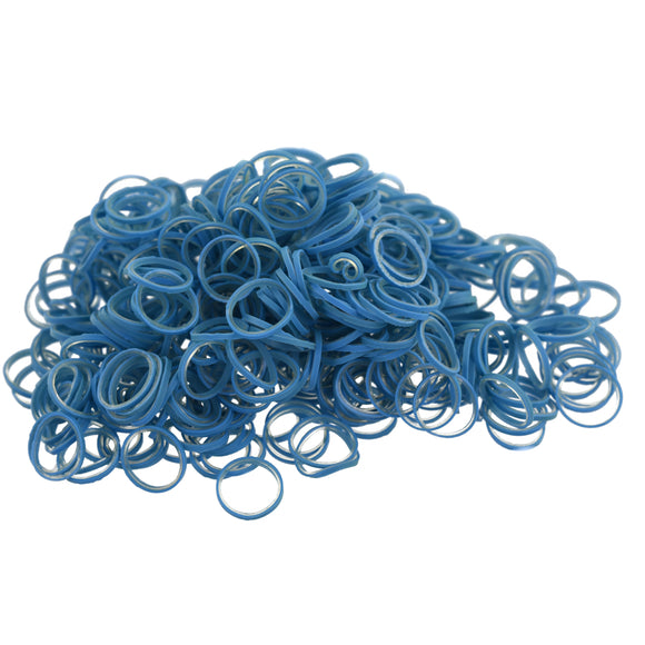 Paw Marks Latex Bands 7.9mm – Super Durable Thin Black Bands, Professional Quality, 1000 Pack