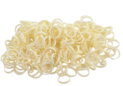 Paw Marks Latex Bands 7.9mm – Super Durable Medium Thickness, Flesh-Colored, 1000 Pack